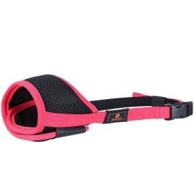 Mouth Cover To Prevent Eating Indiscriminately Large Labrador Dog (Option: Red-M)